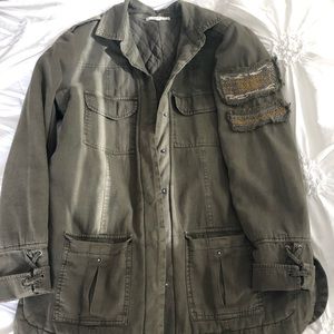 Willow and Clay Green Army Jacket